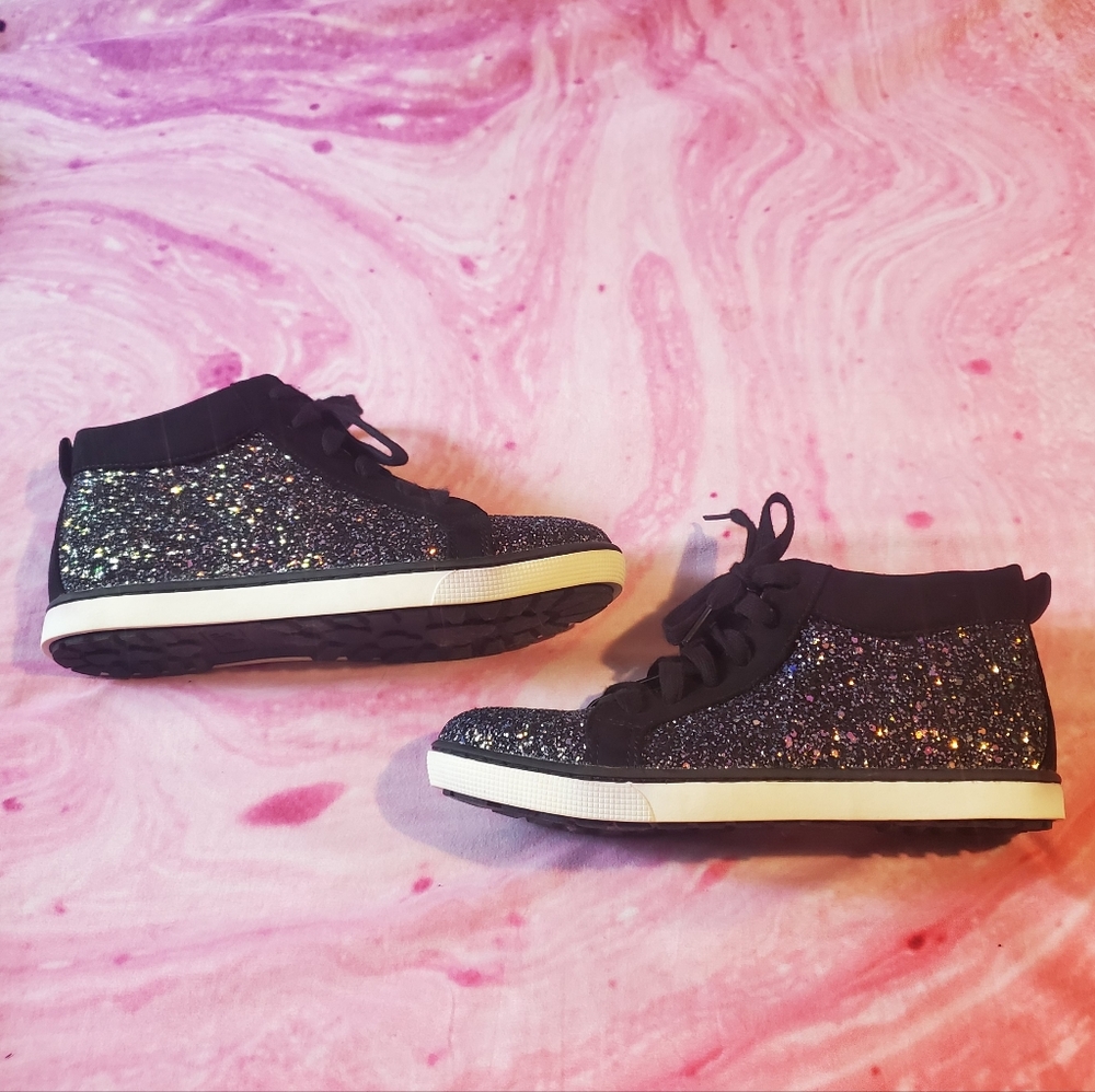 Sparkly size 7 Justice Shoes. Never Worn.